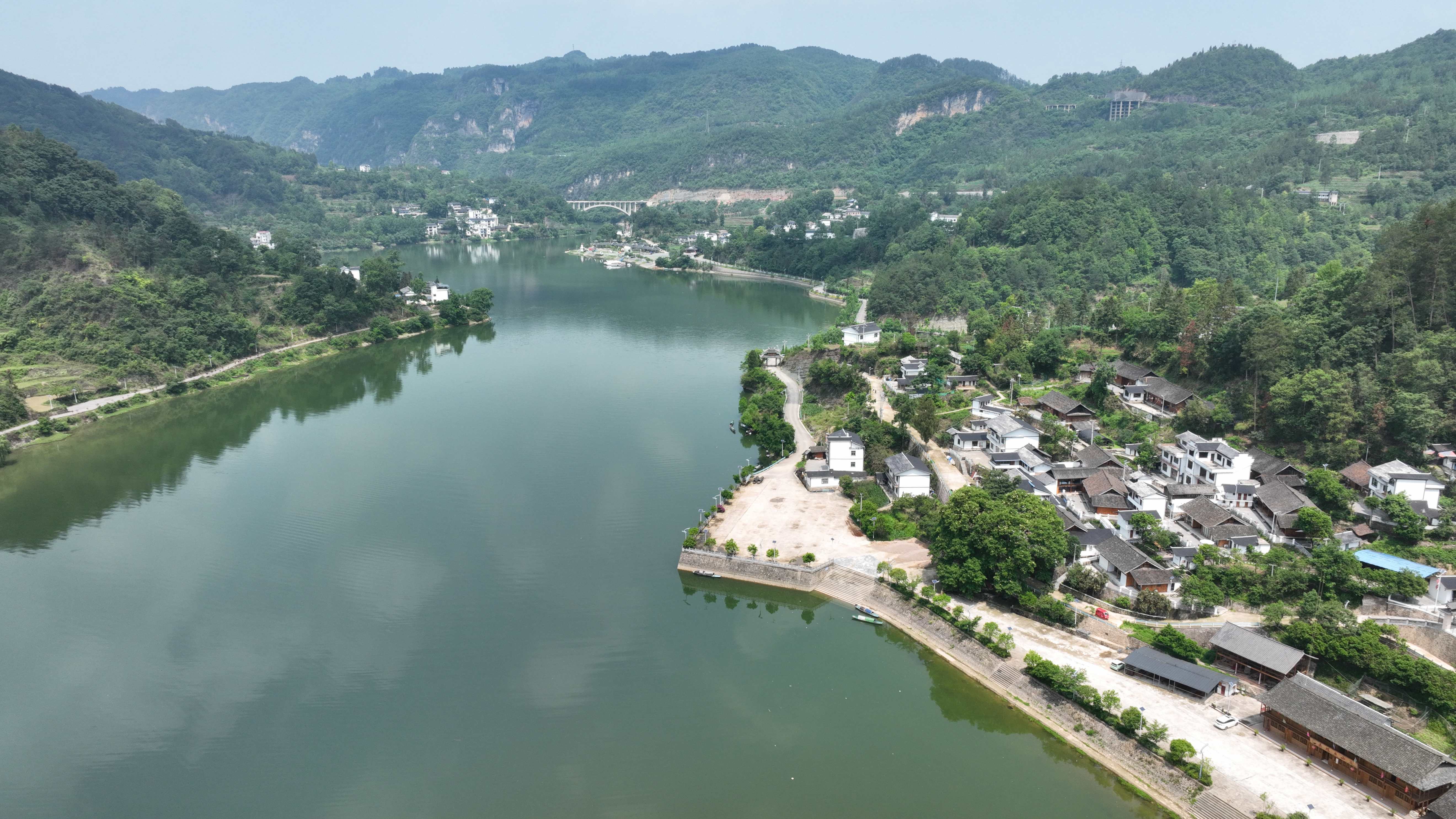 5月21日拍摄的贵州省黔东南苗族侗族自治州施秉县高碑村13阳河风景