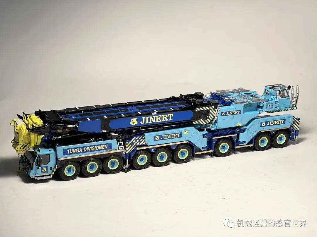 WSI | 久违的吊车模型，1:50 利勃海尔LTM1750 瑞典JINERT_怪兽_