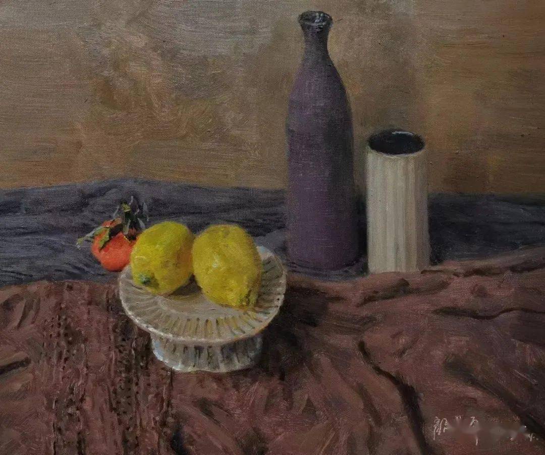 【写生啦】生命的果实:当代油画家笔下的静物写生_cm_布面_颜苏平