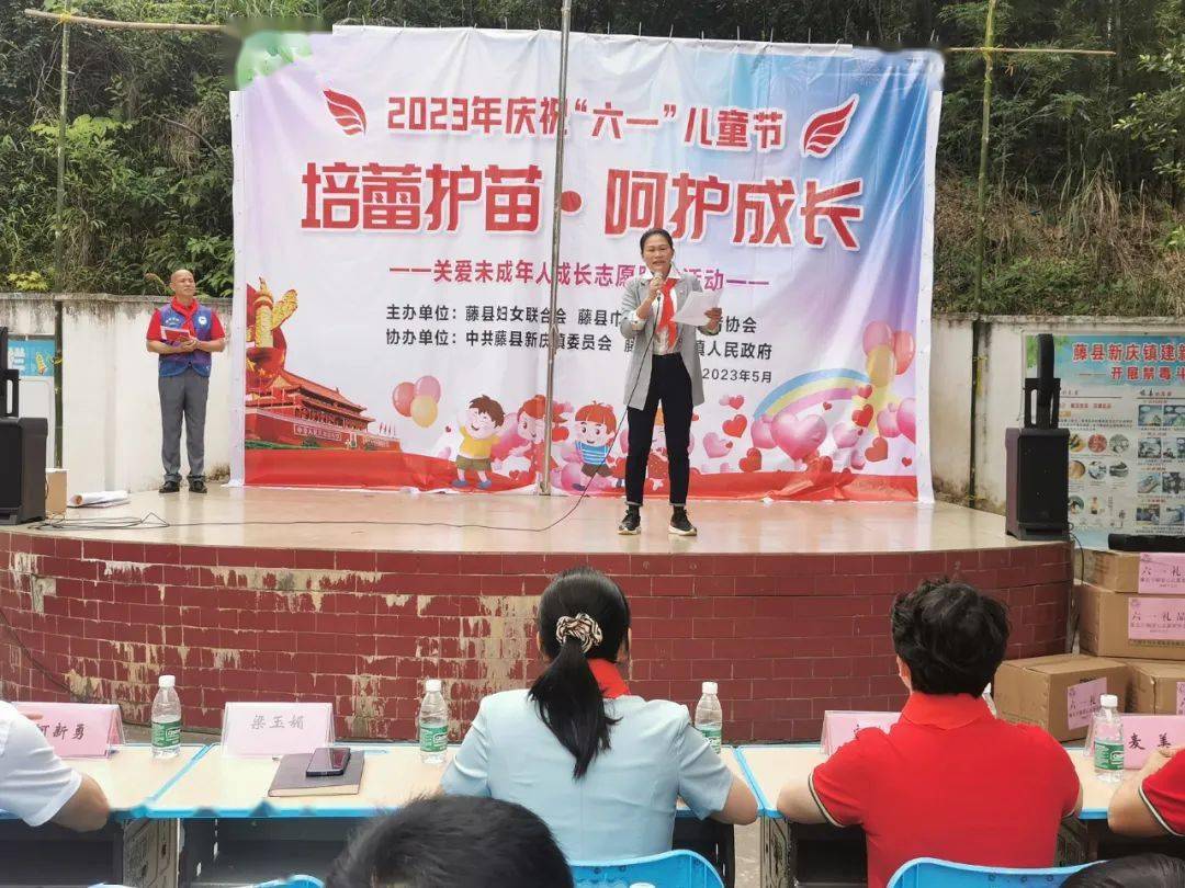 "培蕾护苗·呵护成长"新庆镇开展庆祝"六一"儿童节慰问活动_秦燕