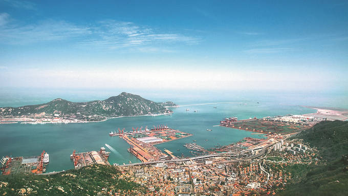 连云港海滨风光.