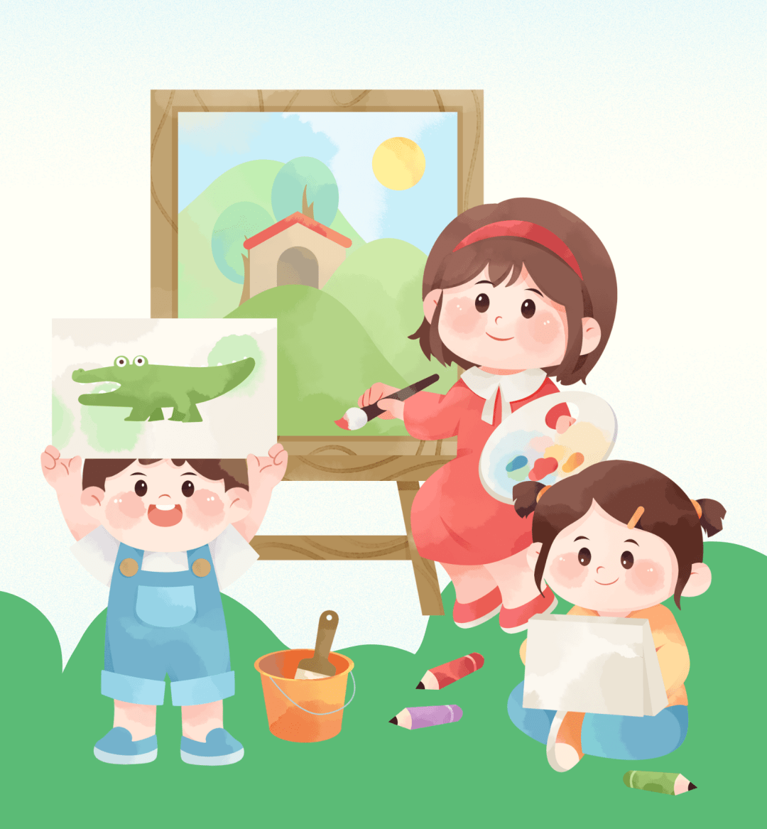 缤纷童年,创意无限!一起来画画吧!
