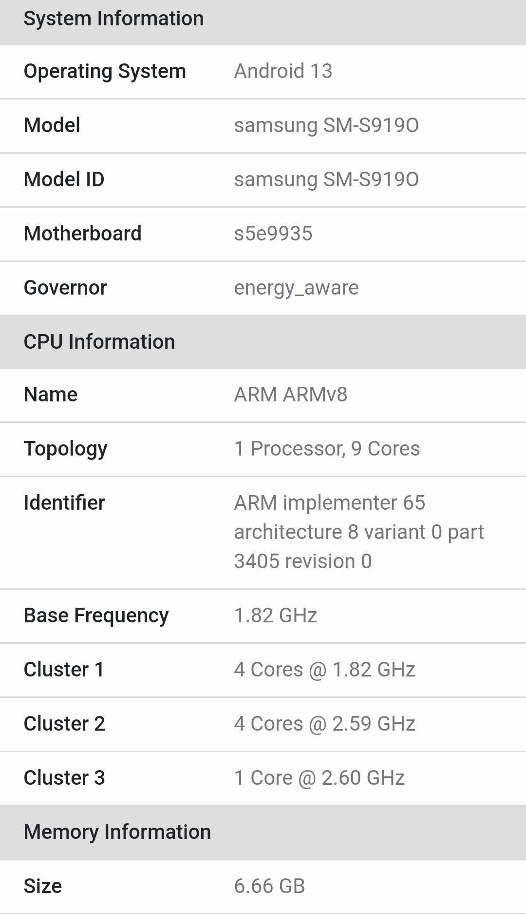 三星 exynos 2300 芯片跑分曝光:1 4 4 核心设计