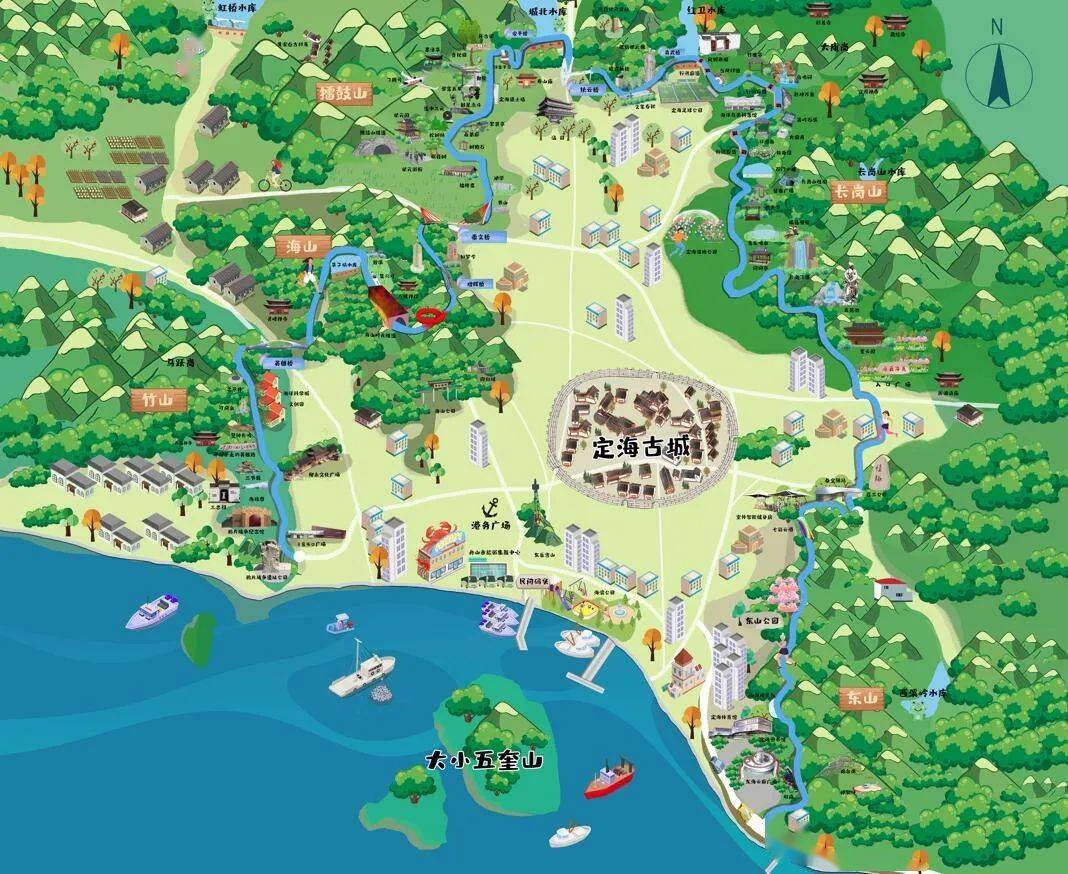 定海山带你先睹东海云廊风采_长岗山_文化_景观
