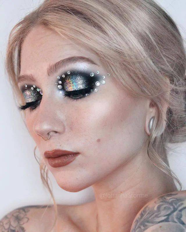 赏析|美妆博主johanna storme妆容集锦_彩绘_水性_ywxo