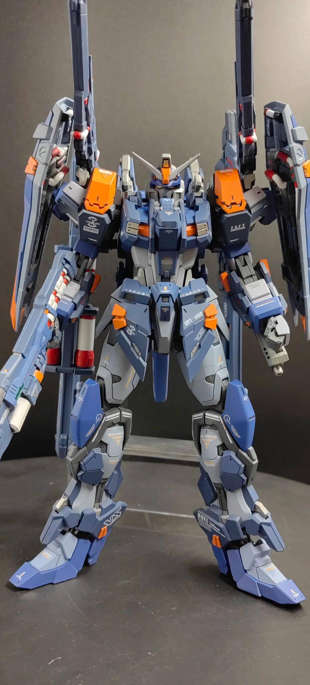 mg决斗高达 模比高改件,涂装制作_公众_模型_来稿
