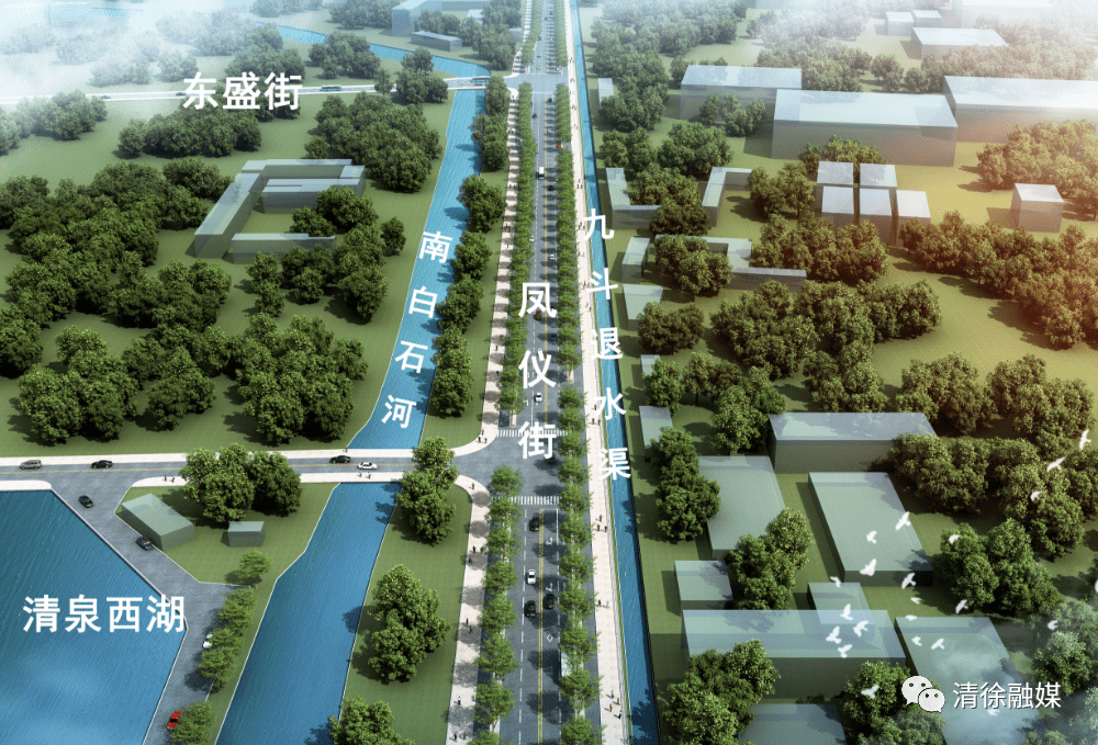 太原清徐县:凤仪街西延预计6月底全线通车_道路_施工_沥青