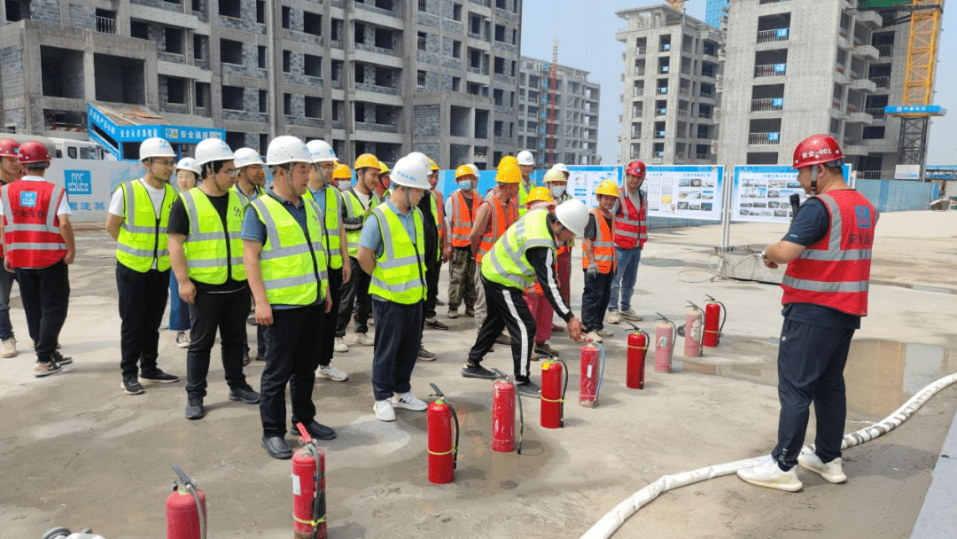 【一线动态】加强消防应急演练 筑牢建筑工地安全意识