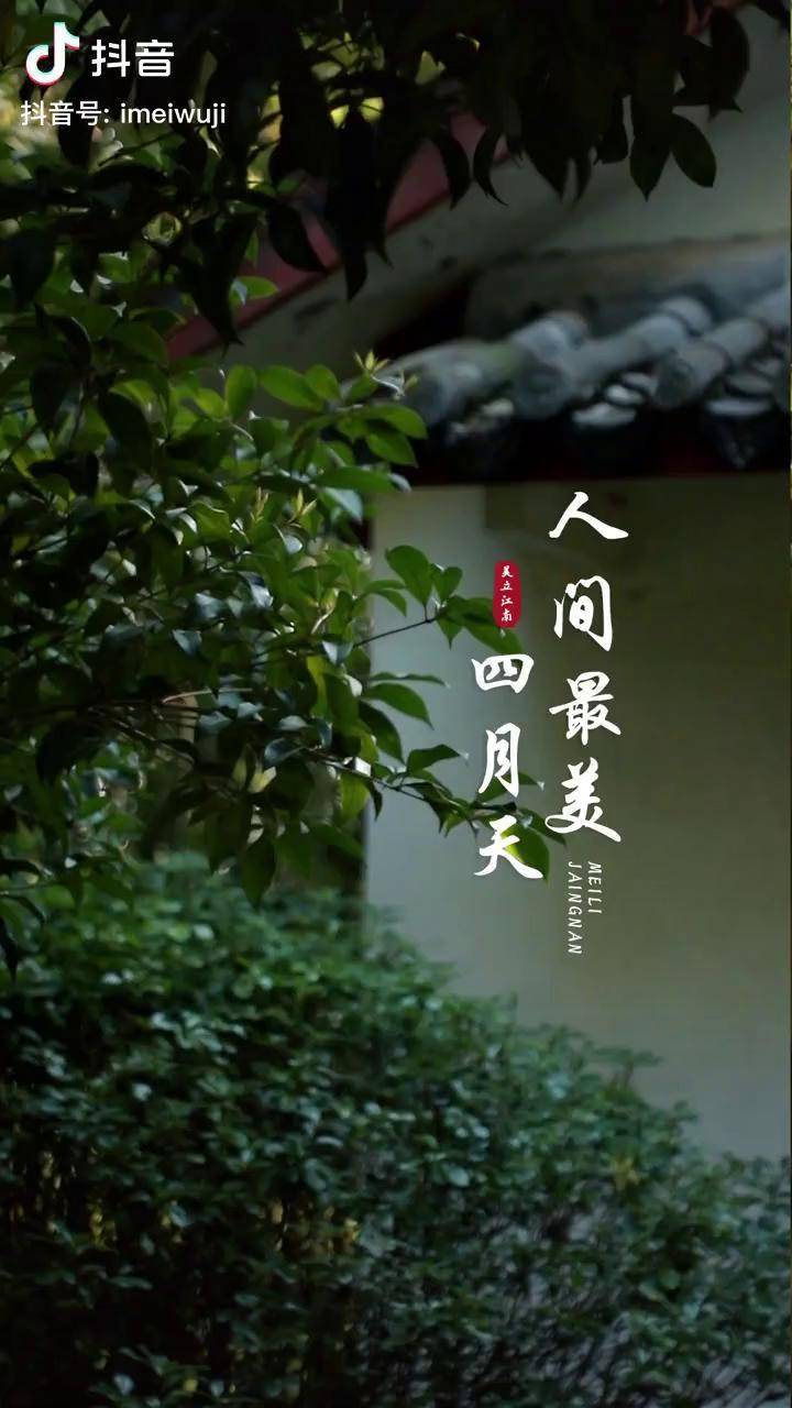 人间最美四月天,不负春光与时行,愿你千山暮雪海棠依旧,不为岁月惊扰