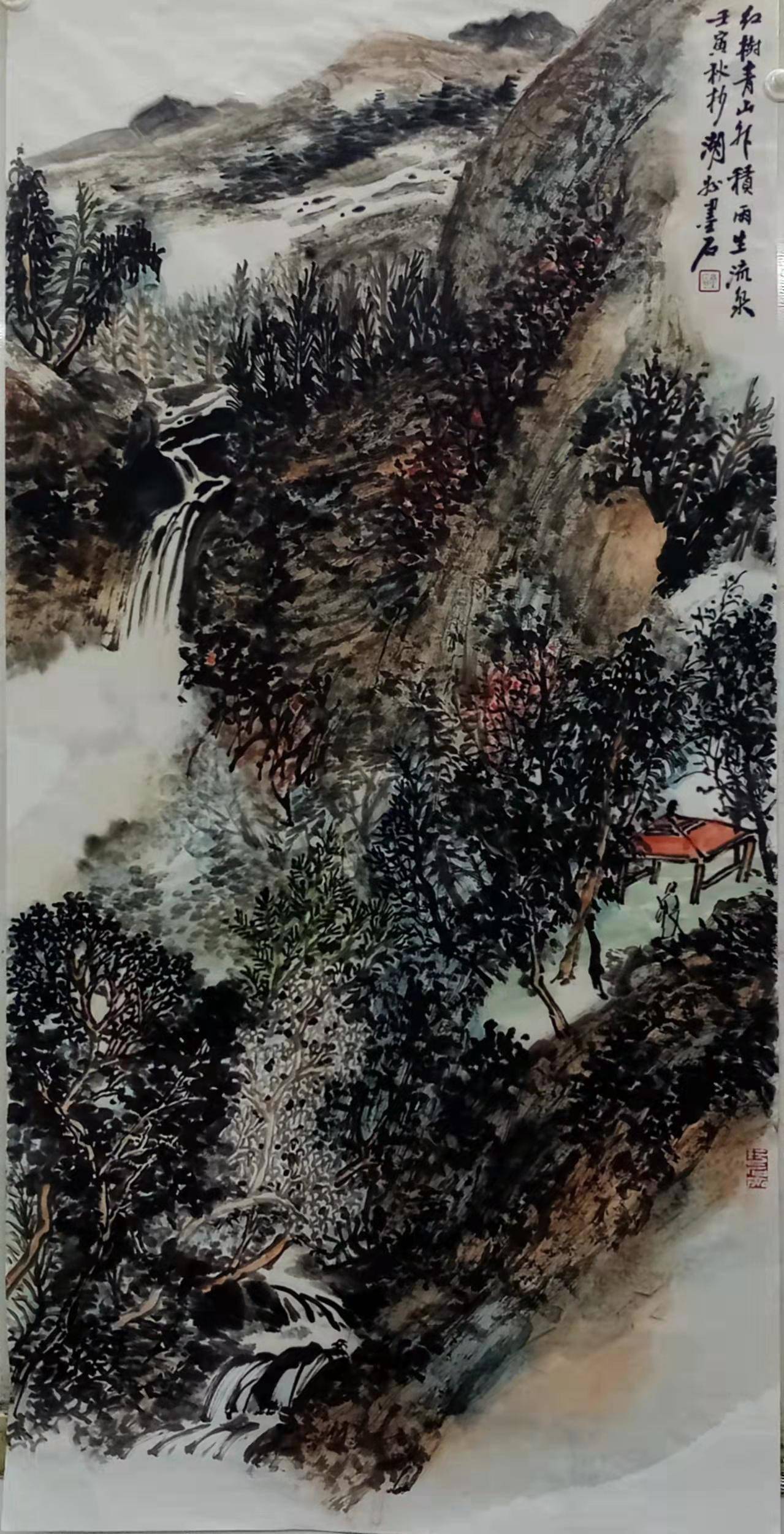 叶青 作品叶青终究还是一个独立特行的画家,他有许多朋友,但又很少