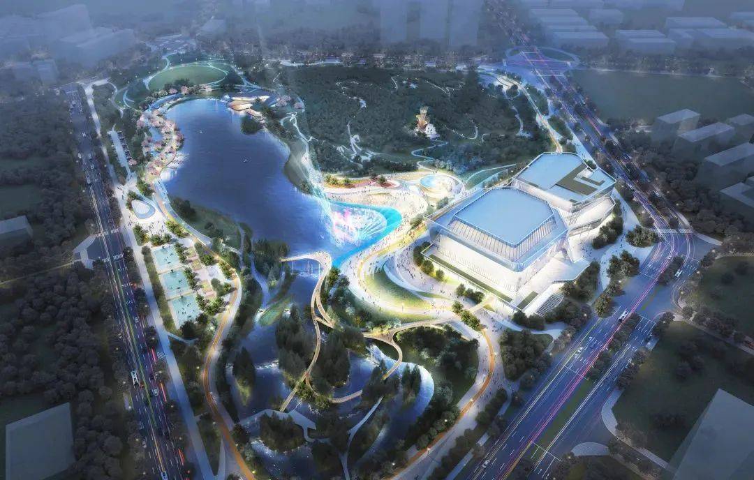 宝龙文体中心位于龙岗区宝龙科技城内,南邻宝龙大道,北侧是锦龙大道