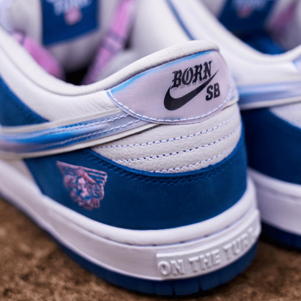 born x raised x nike sb dunk low 发售定档!_鞋子_整体_白色