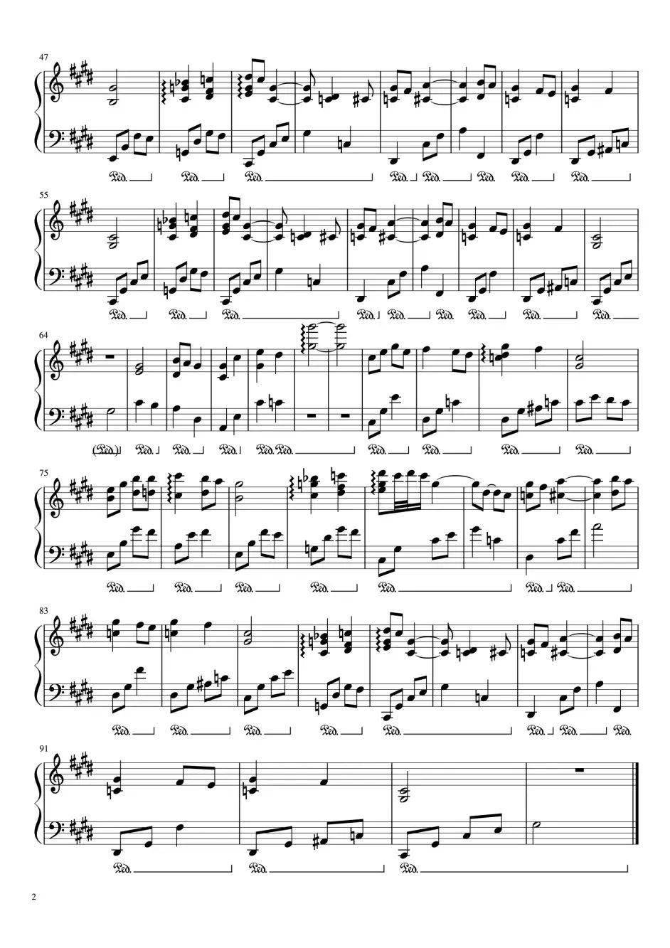 钢琴谱推荐 | 《莫斯科郊外的晚上》_bibipiano_外婆_外公