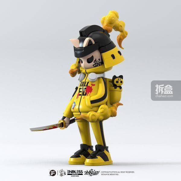 iftoys 末世烟雾系列 endless杀手e7 李小龙配色潮玩手办_树脂_官方