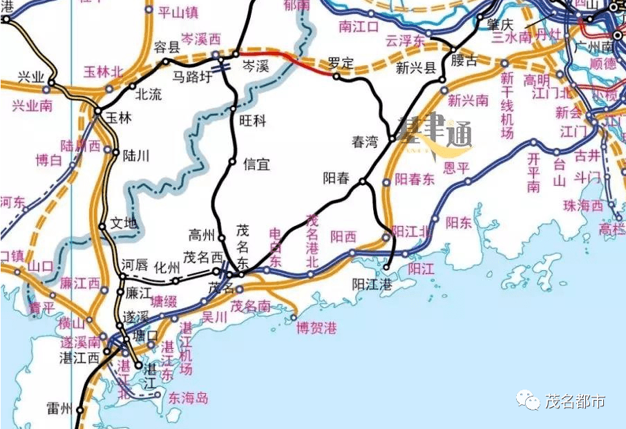 2030年信宜要通高铁?这个招标线路我有点看不懂,速来.