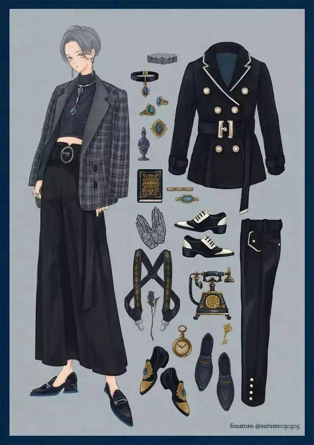 40组巴洛克风格复古服饰素材_色彩_大赛_设计