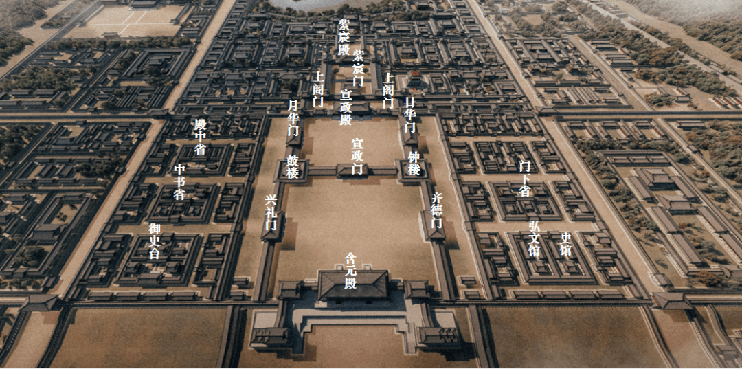 全面复原了大明宫全盛时期的面貌从建筑群的宏观格局到单体建筑的微观