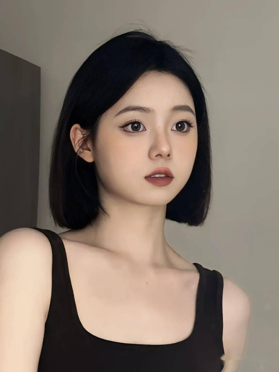 高考后剪一款"超a高级感十足的一刀切短发"真的绝绝子!