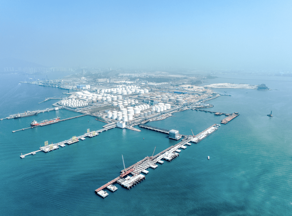 大亚湾荃美石化码头项目建设加速,外方业主点赞_惠州_中国_化工