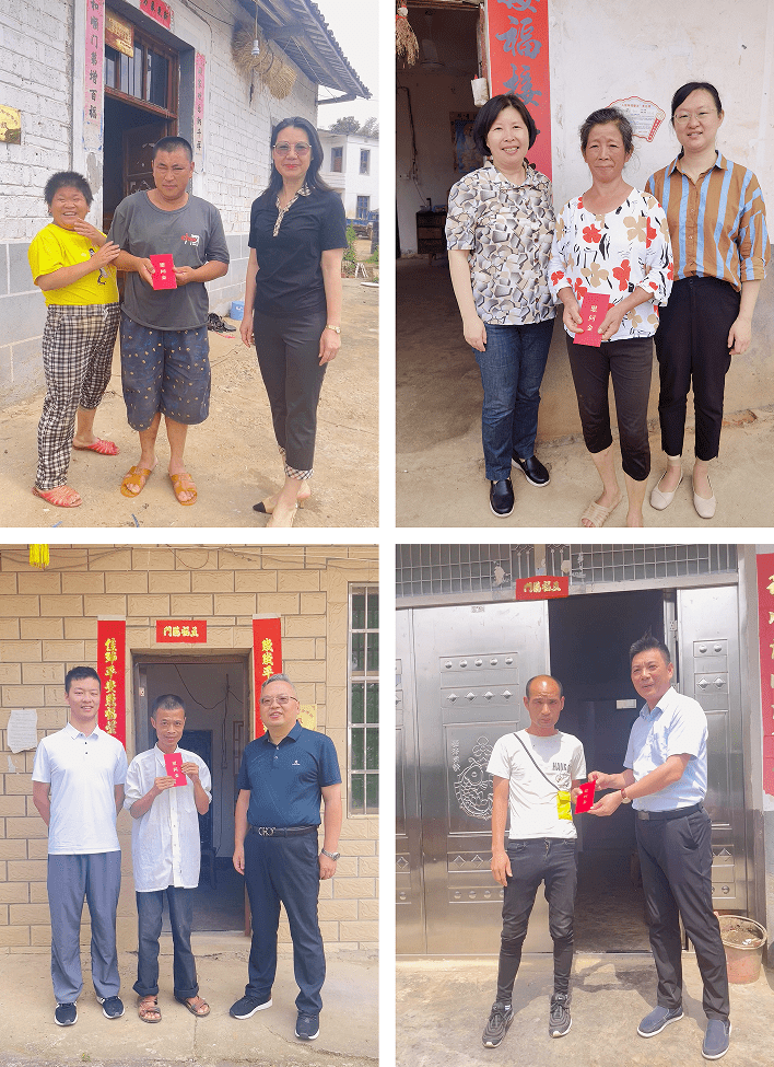 及挂点帮扶干部,深入新建区铁河乡东阳村开展端午节前走访慰问活动