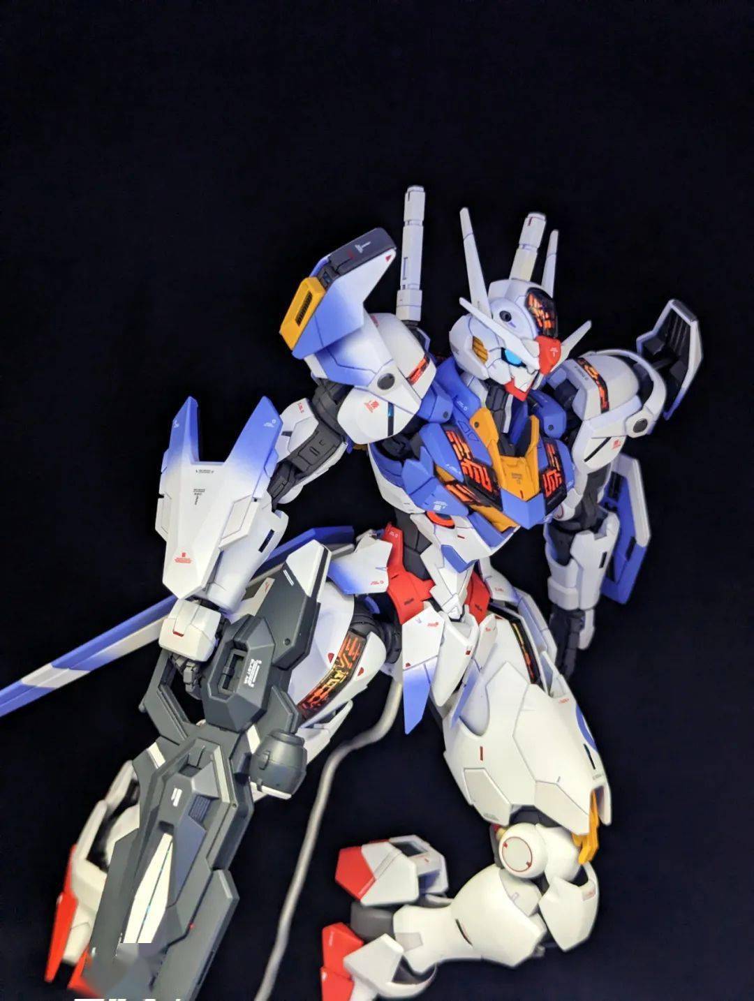 浅紫渐变涂装,fm风灵高达改色制作_公众_来稿_运营