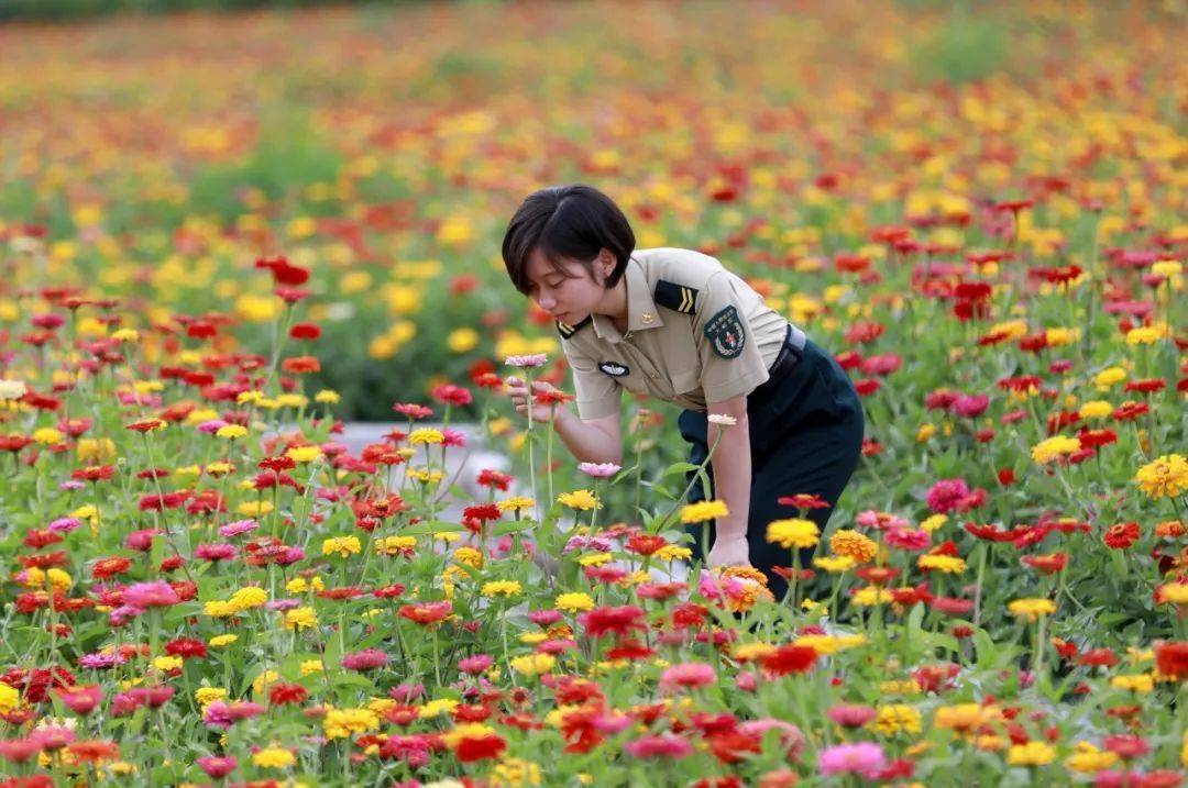 女兵不是风景图片