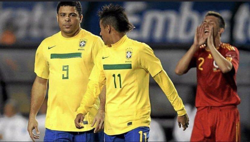 你是否知道？2011年巴西vs罗马尼亚，大罗与内马尔曾共同披挂上阵