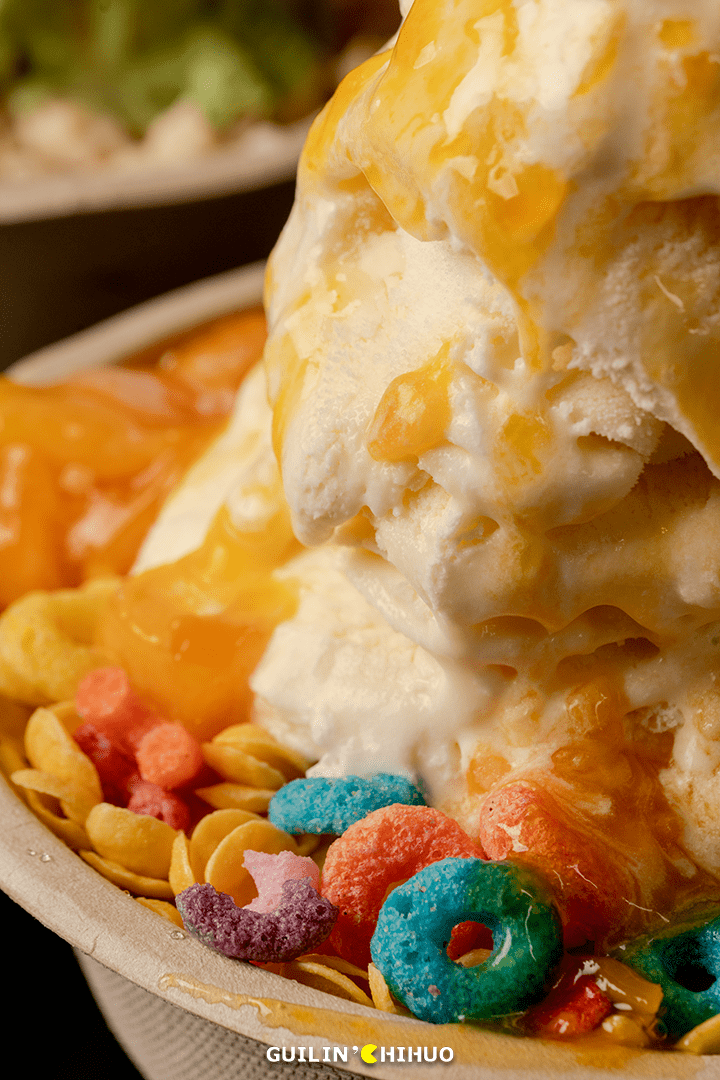 桂林独①家榴莲甜品专店出新品啦,「冰淇淋刨冰塔」香甜冰凉超多料!