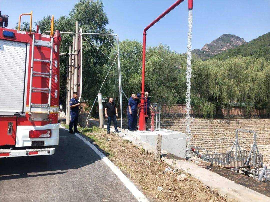镇罗营镇消防水鹤交接 安全再添保障_供水_能力_平谷