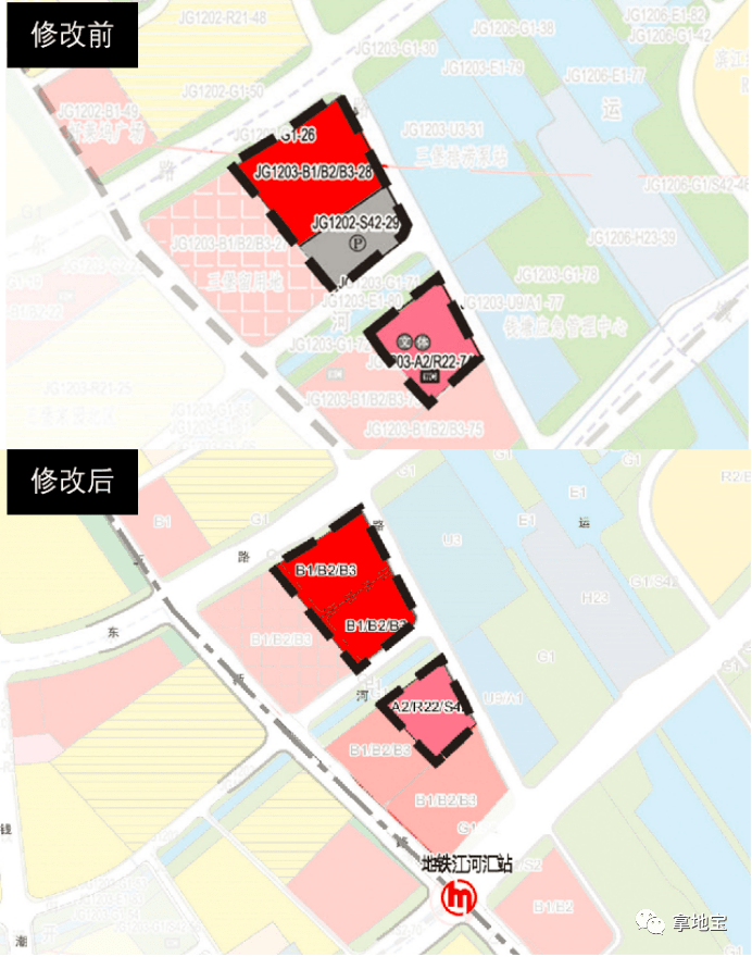 “钱二”一线沿江宅地成“绝唱”!景芳三堡、四堡七堡单元商住地块大调整!_用地_功能
