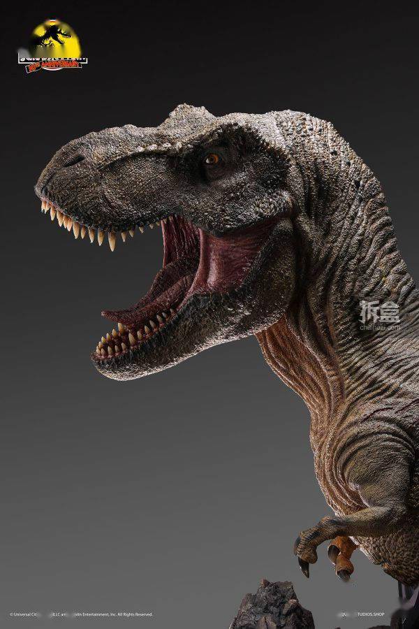 QUEEN STUDIOS 霸王龙 侏罗纪世界 1/3电影艺术恐龙胸像