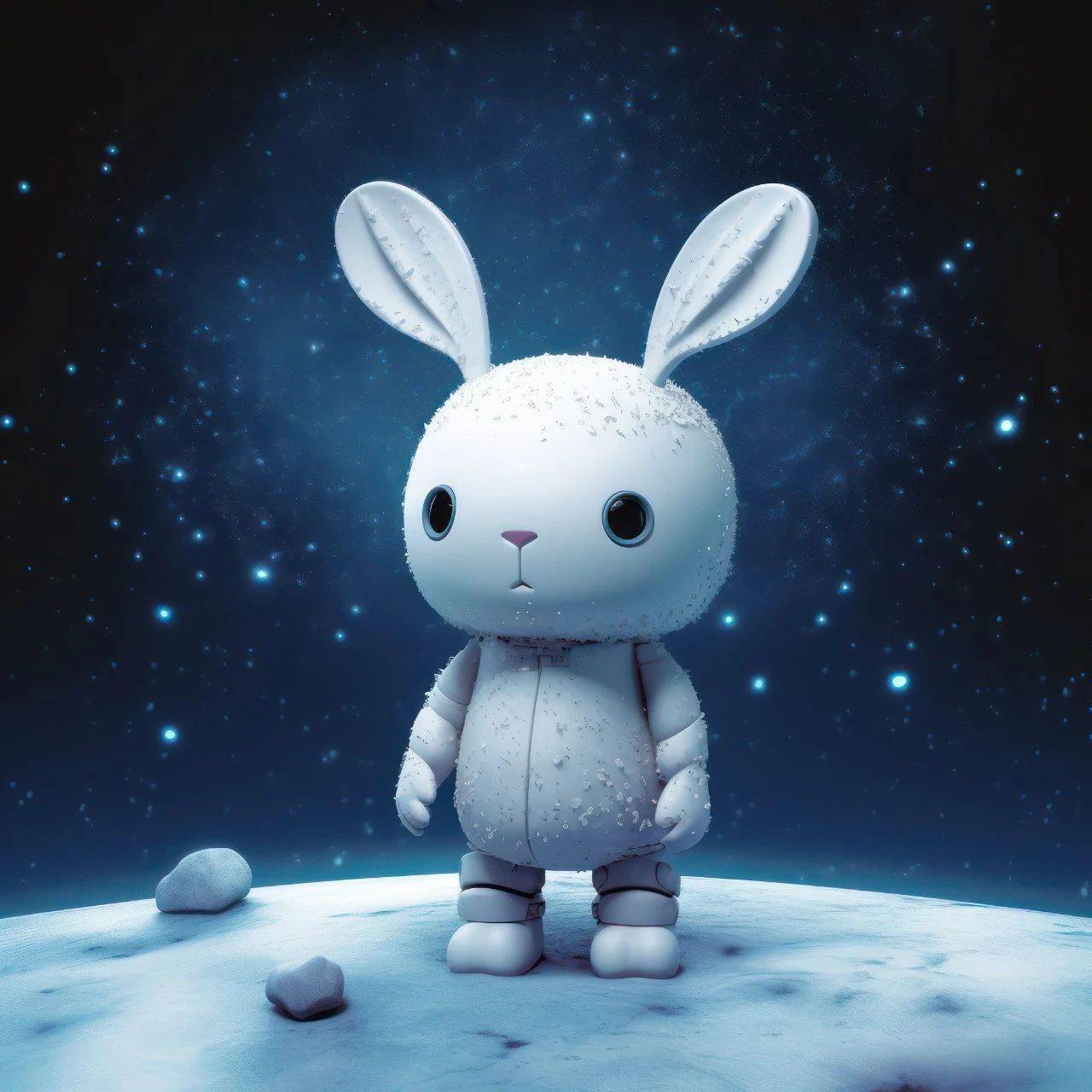 见网友_胖兔子粥粥_白色_蓝色