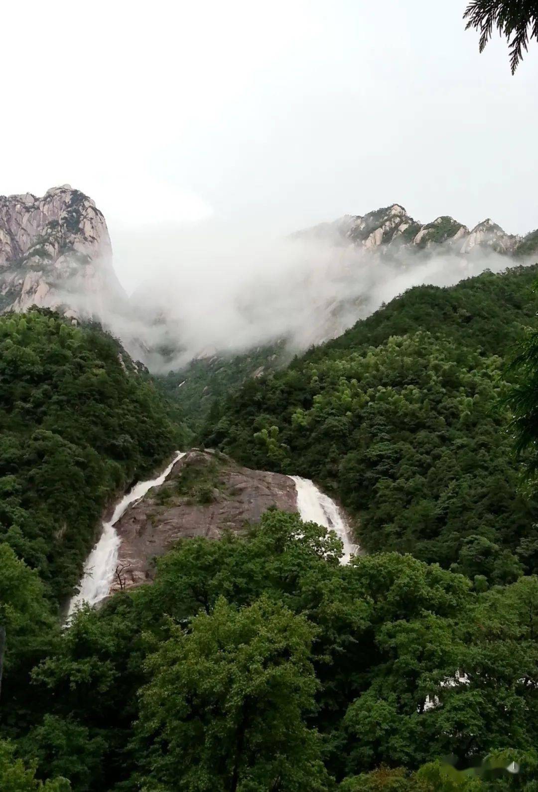 黄山百丈泉图片