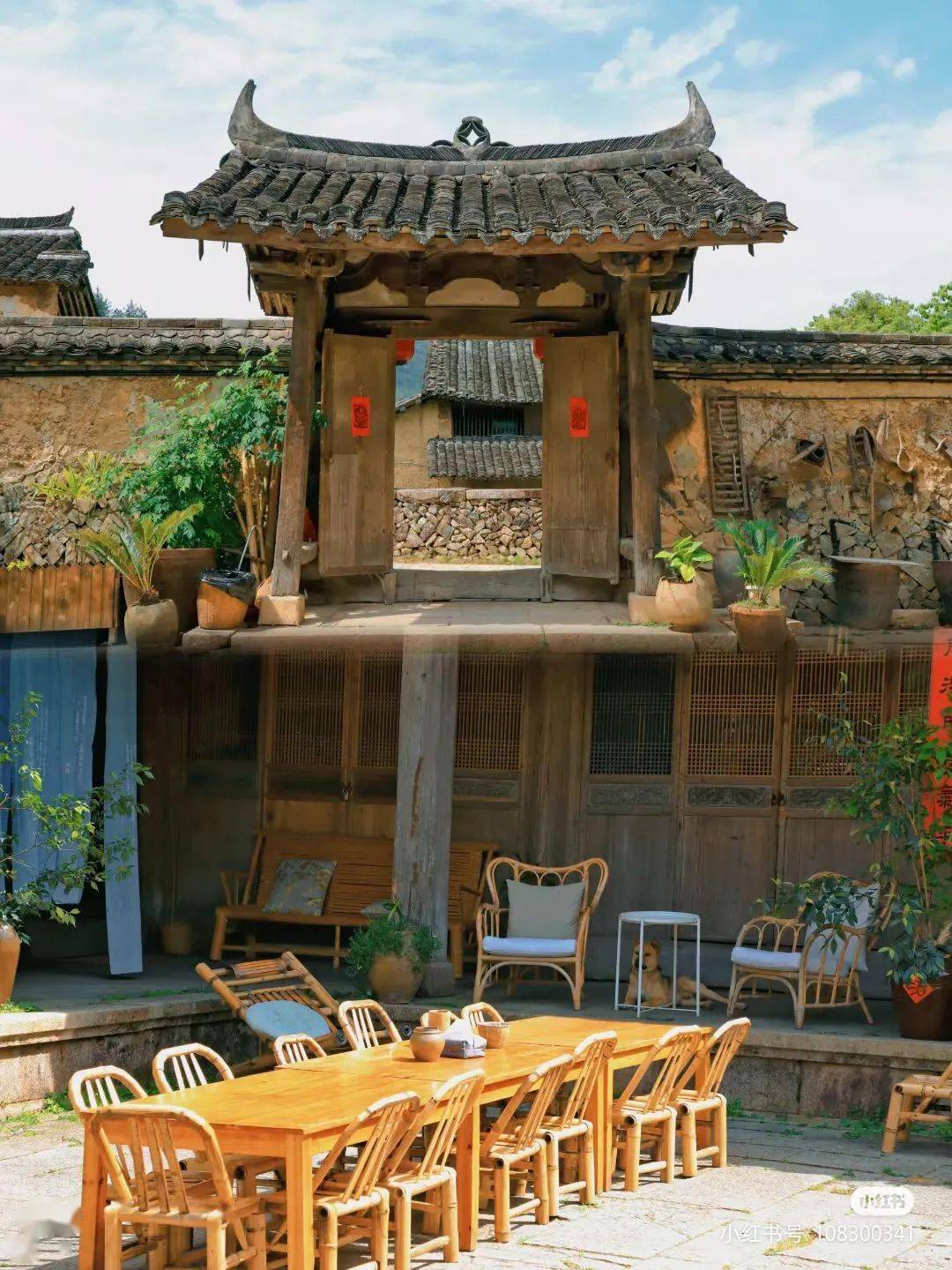 行人风迹,南枫南舍等)d2:徐岙底古村—南浦溪风景区—精品民宿(空山隐