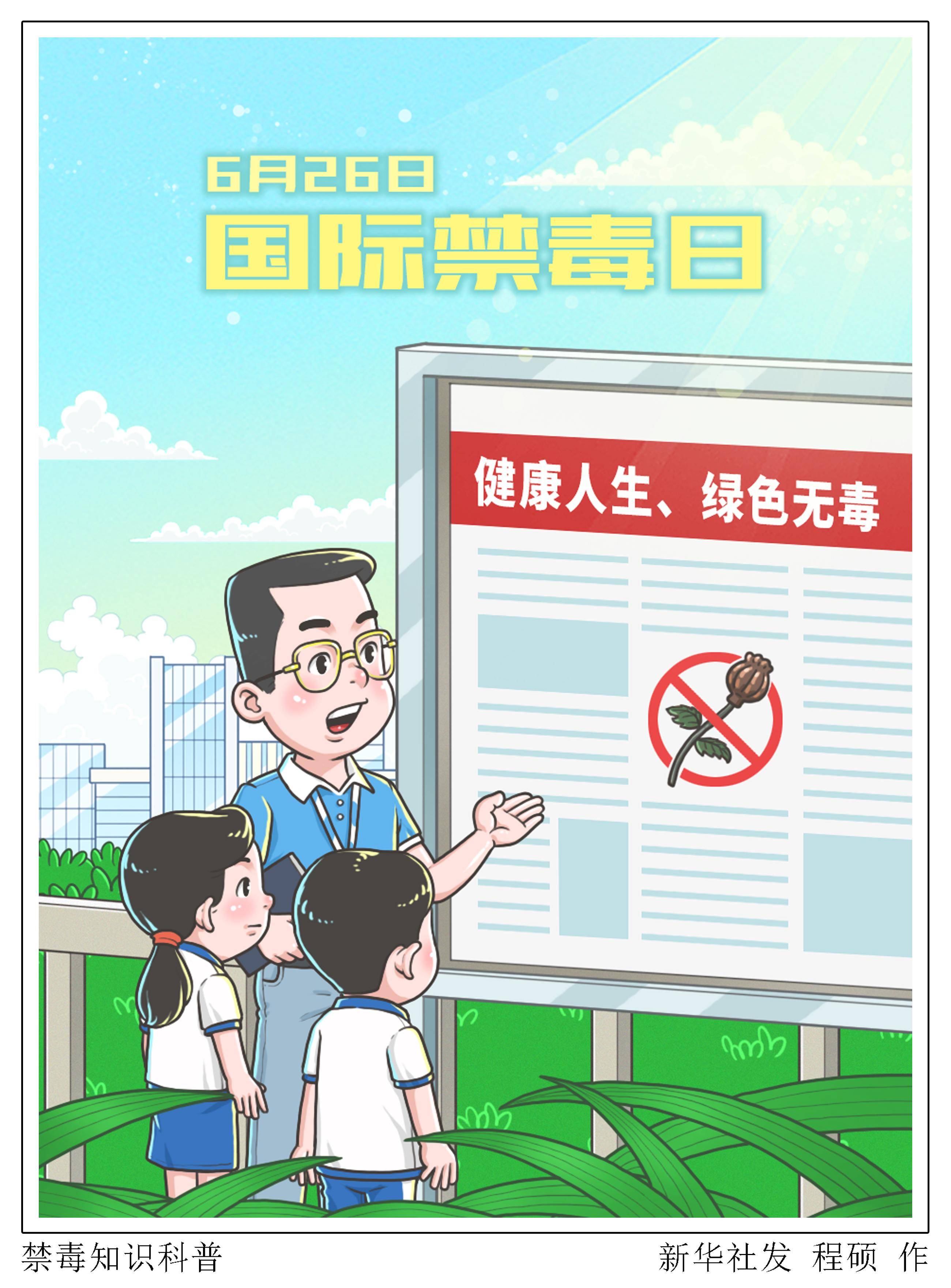 禁毒漫画动漫图片