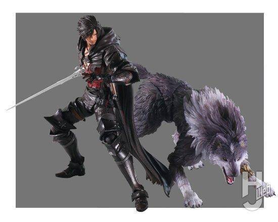 《ff16》角色手办细节图公布:还有狼犬 质感超棒!_希德_克莱夫_巴斯