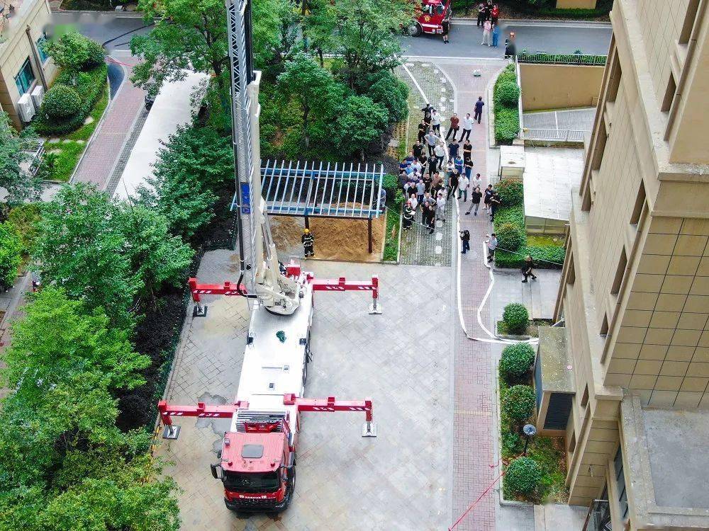 马鞍山消防开展超高层建筑教学式检查及灭火救援能力评估测试_演示_无