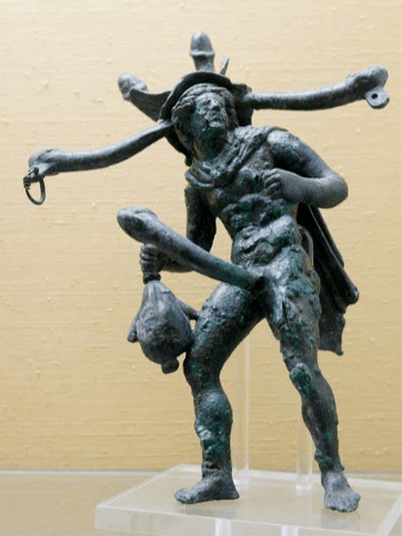 这个神祇在拉丁语中叫做"法瑟勒斯"(fascinus),他实际上是男性生殖器