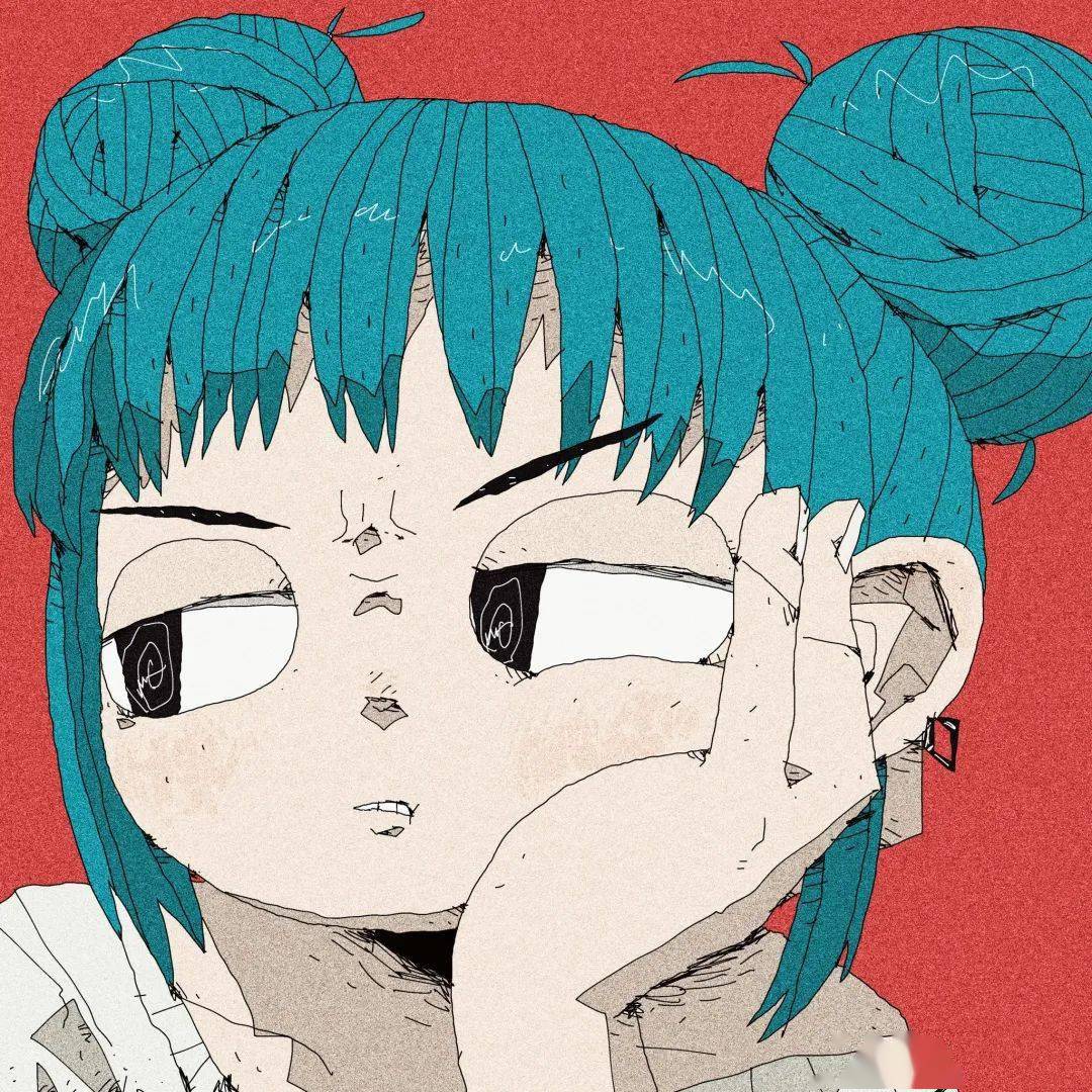 m属性大爆发!她一拳揍过来我还是爱惨_@ohuton_线条_女孩