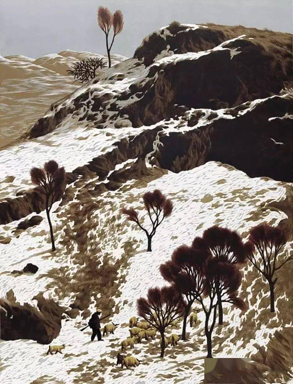 看了就忘不了的版画——李彦鹏作品欣赏_cmx_套色_木刻