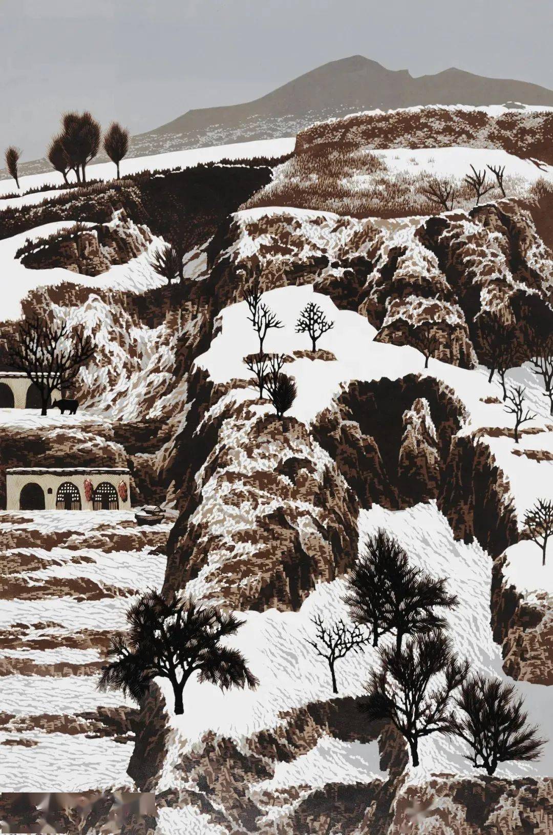 看了就忘不了的版画——李彦鹏作品欣赏_cmx_套色_木刻