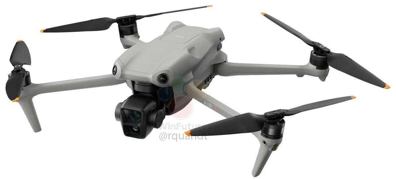 大疆Air 3无人机和RC-N2遥控器高清照片和售价曝光 套装售价为962英镑