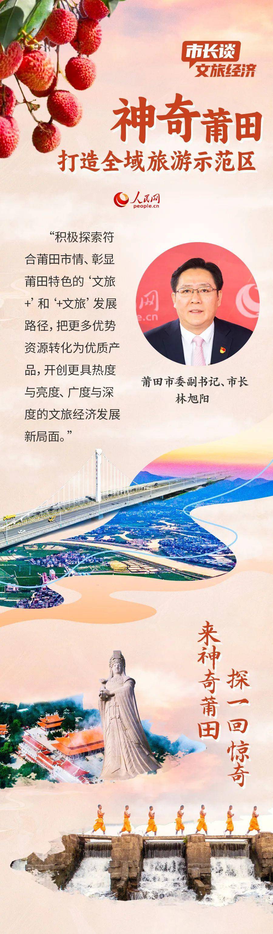 莆田市委副书记,市长林旭阳:神奇莆田的这些"宝藏",就等你来挖了!