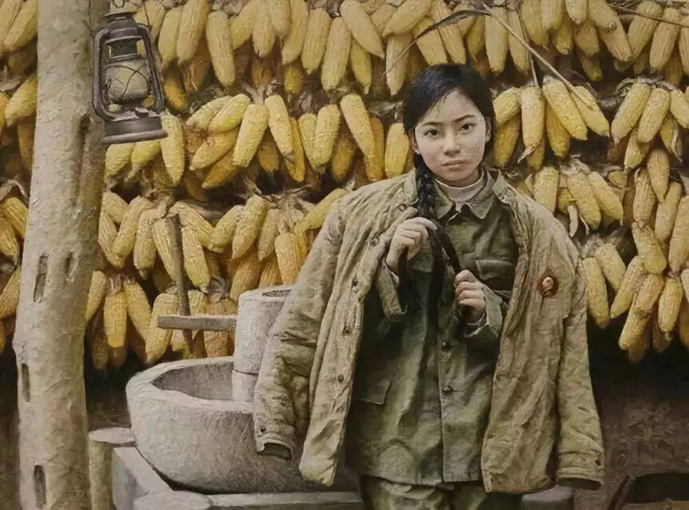 油画中的知青很美你觉得呢
