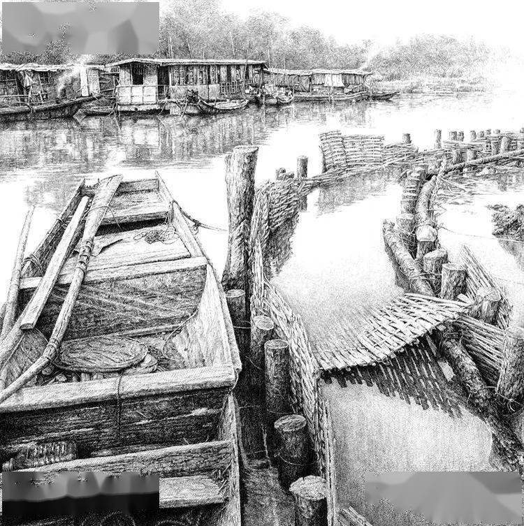 谭老师为你推介钢笔画画家徐亚华作品