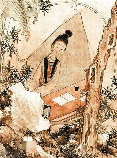 古画里的读书人_古人_刘松年_吴伟