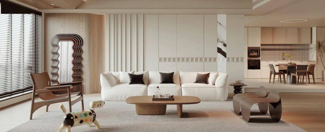 2023高颜值沙发背景墙设计 | 100款_空间_客厅_户型