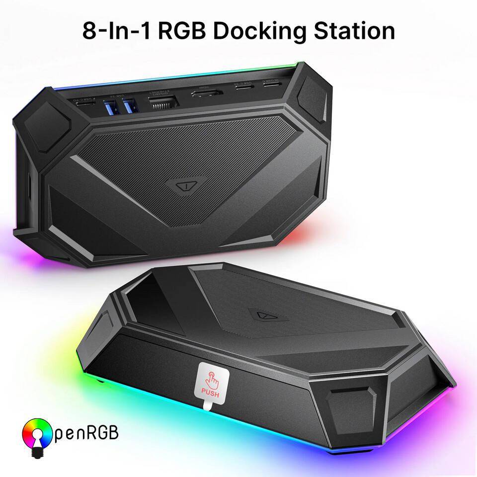 几硕海外推出新款RGB扩展坞 分为8合1版本和12合1版本