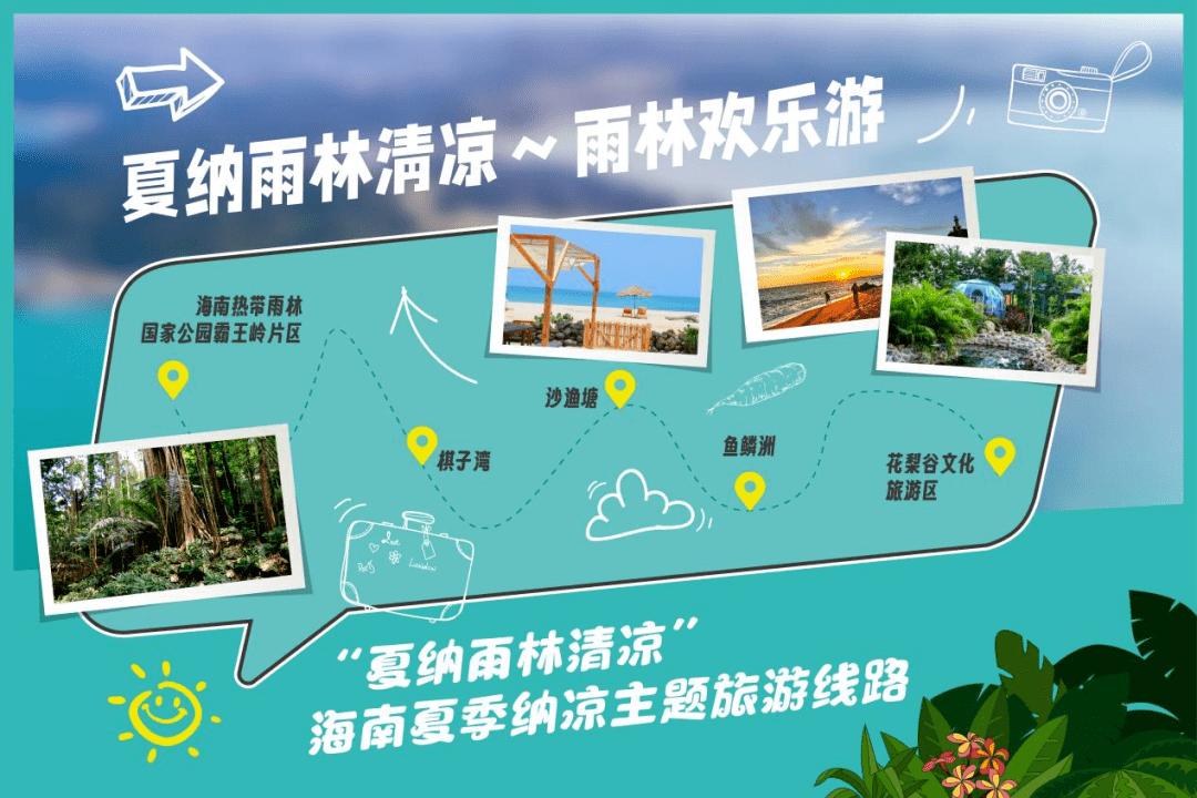 海南这6条旅游线路,承包你的夏天!_雨林_路线_主题