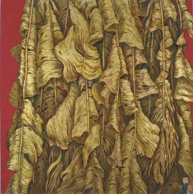 蒋采苹的重彩工笔花鸟画,十分惊艳!_作品_处理_人物